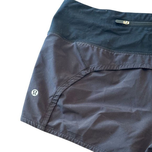 Lululemon Run Times Black Short II 4" - Picture 6 of 6